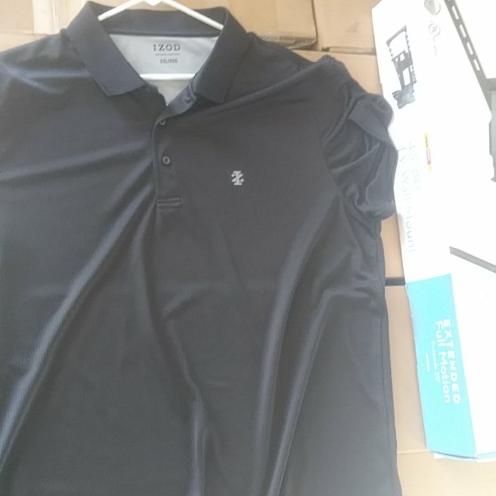 Black izod polo shirt